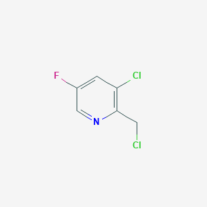 3-Chloro-2-(chloromethyl)-5-fluoropyridine图片