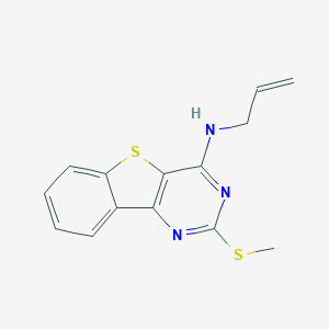 N-allyl-2-(methylsulfanyl)[1]benzothieno[3,2-d]pyrimidin-4-amine图片