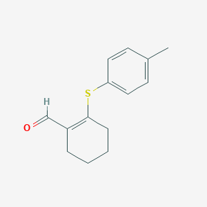 2-[(4-Methylphenyl)sulfanyl]cyclohex-1-ene-1-carbaldehyde图片