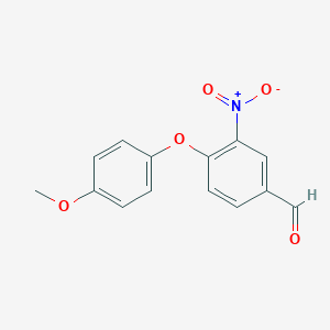 4-(4-Methoxyphenoxy)-3-nitrobenzaldehyde图片