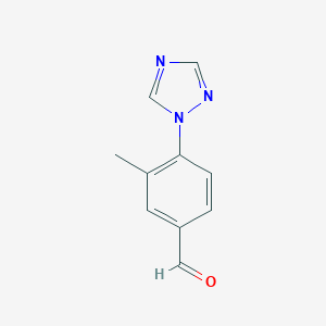 3-Methyl-4-(1H-1,2,4-triazol-1-yl)benzaldehydeͼƬ