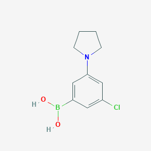 3-Chloro-5-(pyrrolidin-1-yl)phenylboronic acid图片