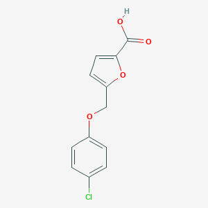 5-[(4-Chlorophenoxy)methyl]-2-furoic acid图片
