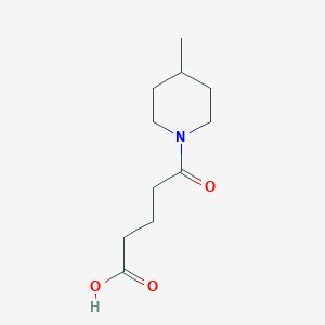 5-(4-Methyl-piperidin-1-yl)-5-oxo-pentanoic acid图片