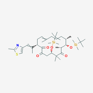 (4S,7R,8S,9S,13Z,16S)-4,8-Bis-{[tert-butyl(dimethyl)silyl]oxy}-5,5,7,9,13-pentamethyl-16-[(E)-1-methyl-2-(2-methyl-1,3-thiazol-4-yl)ethenyl]oxocyclohexadec-13-ene-2,6-dione图片
