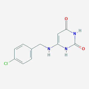 6-((4-chlorobenzyl)amino)pyrimidine-2,4(1H,3H)-dione图片