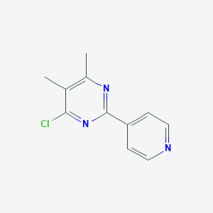 4-chloro-5,6-dimethyl-2-(pyridin-4-yl)pyrimidine图片