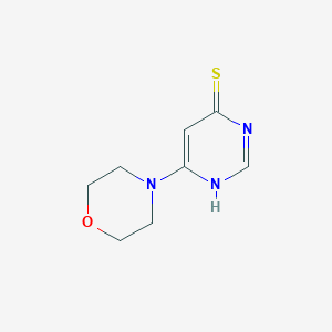 6-(morpholin-4-yl)pyrimidine-4-thiol图片