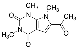 6-Acetyl-1,3,7-trimethyl-1H,2H,3H,4H,7H-pyrrolo[2,3-d]pyrimidine-2,4-dione图片