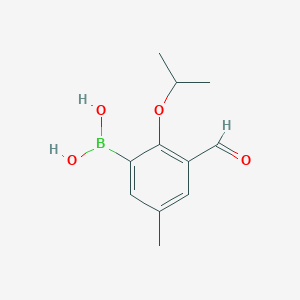 3-Formyl-2-isopropoxy-5-methylphenylboronic acid图片