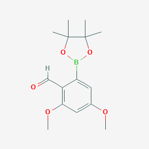 2-Formyl-3,5-dimethoxyphenylboronic Acid Pinacol Ester图片