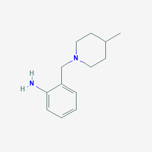 2-[(4-Methylpiperidin-1-yl)methyl]aniline图片