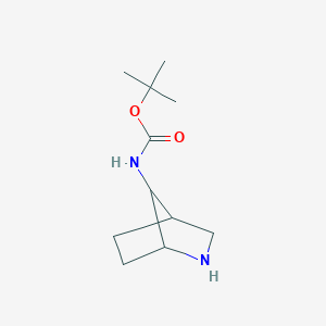 tert-butyl n-(2-azabicyclo[2,2,1]heptan-7-yl)carbamate图片