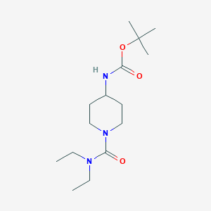 tert-Butyl 1-(diethylcarbamoyl)piperidin-4-ylcarbamate图片