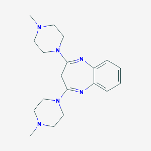 2,4-Bis(4-methyl-1-piperazinyl)-3H-1,5-benzodiazepine图片