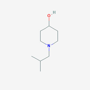 1-(2-Methylpropyl)piperidin-4-ol图片