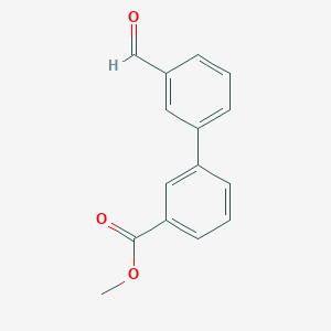 Methyl 3'-Formyl-[1,1'-biphenyl]-3-carboxylate图片