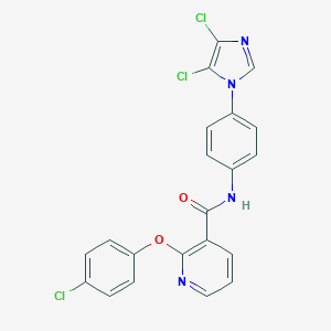 N-(4-(4,5-dichloroimidazolyl)phenyl)(2-(4-chlorophenoxy)(3-pyridyl))formamide图片