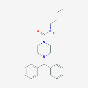 (4-(diphenylmethyl)piperazinyl)-N-butylformamide图片