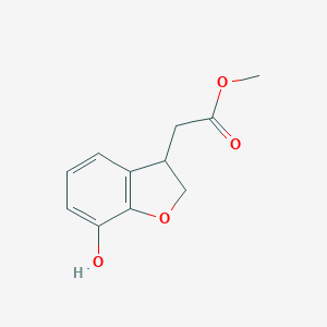 (7-Hydroxy-2,3-dihydro-benzofuran-3-yl)-acetic Acid methyl ester图片