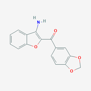 2-(2H-1,3-benzodioxole-5-carbonyl)-1-benzofuran-3-amine图片