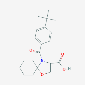 4-(4-tert-butylbenzoyl)-1-oxa-4-azaspiro[4,5]decane-3-carboxylic acid图片