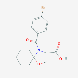 4-(4-bromobenzoyl)-1-oxa-4-azaspiro[4,5]decane-3-carboxylic acid图片