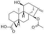 ent-15α-Acetoxy-11α-hydroxykaur-16-en-19-oic acid图片