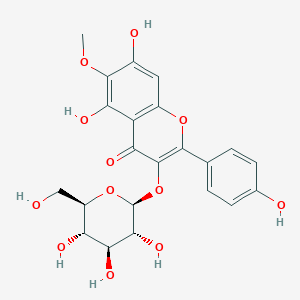 6-Methoxykaempferol 3-O-glucoside图片