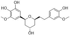 1,5-Epoxy-3-hydroxy-1-(3,4-dihydroxy-5-methoxyphenyl)-7-(4-hydroxy-3-methoxyphenyl)heptane图片