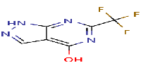 6-(trifluoromethyl)-1H-pyrazolo[3,4-d]pyrimidin-4-ol图片