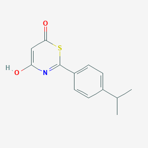 4-hydroxy-2-(4-isopropylphenyl)-6H-1,3-thiazin-6-one图片