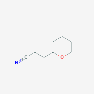 3-(oxan-2-yl)propanenitrile图片