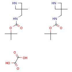 tert-butyln-[(3-methylazetidin-3-yl)methyl]carbamatehemioxalate图片