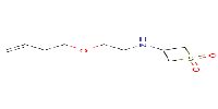 3-{[2-(but-3-en-1-yloxy)ethyl]amino}-1λ?-thietane-1,1-dione图片