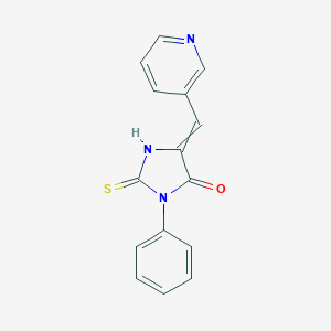 (5E)-2-Mercapto-3-phenyl-5-(pyridin-3-ylmethylene)-3,5-dihydro-4H-imidazol-4-one图片
