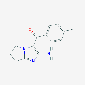 3-(4-methylbenzoyl)-5H,6H,7H-pyrrolo[1,2-a]imidazol-2-amine图片