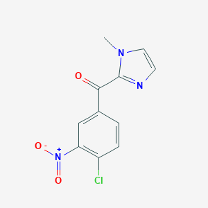 (4-Chloro-3-nitrophenyl)(1-methyl-1H-imidazol-2-yl)methanone图片