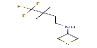 N-(4,4,4-trifluoro-3,3-dimethylbutyl)thietan-3-amine图片