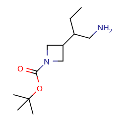 tert-butyl3-(1-aminobutan-2-yl)azetidine-1-carboxylate图片