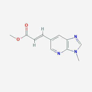 (E)-Methyl 3-(3-Methyl-3H-imidazo[4,5-b]pyridin-6-yl)acrylate图片