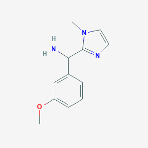 (3-methoxyphenyl)(1-methyl-1H-imidazol-2-yl)methylamine图片