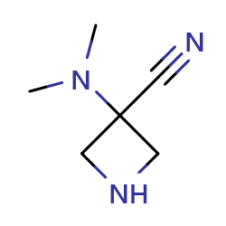 3-(dimethylamino)azetidine-3-carbonitrile图片