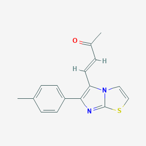 (E)-4-[6-(4-methylphenyl)imidazo[2,1-b][1,3]thiazol-5-yl]-3-buten-2-one图片