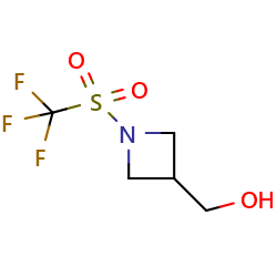 (1-trifluoromethanesulfonylazetidin-3-yl)methanol图片