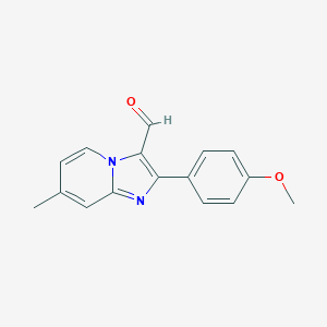 2-(4-Methoxyphenyl)-7-methylimidazo-[1,2-a]pyridine-3-carbaldehyde图片