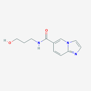 N-(3-Hydroxypropyl)imidazo[1,2-a]pyridine-6-carboxamide图片