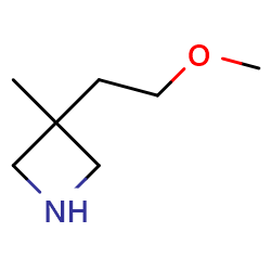 3-(2-methoxyethyl)-3-methylazetidine图片