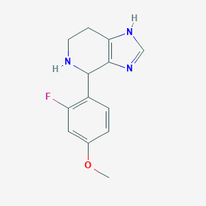4-(2-Fluoro-4-methoxyphenyl)-4,5,6,7-tetrahydro-3H-imidazo[4,5-c]pyridine图片