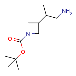 tert-butyl3-(1-aminopropan-2-yl)azetidine-1-carboxylate图片